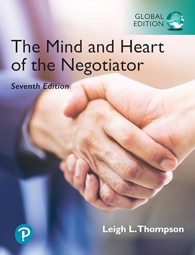 Mind and Heart of the Negotiator, The, Global Edition von Pearson