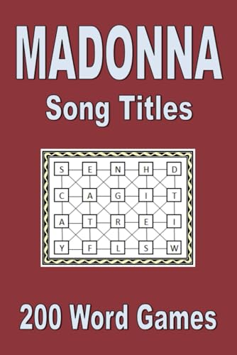 Madonna Song Titles: 200 Word Games von Independently published