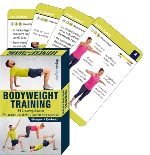 Bodyweight-Training: 55 Trainingskarten für starke Muskeln, Faszien und Gelenke (Trainingsreihe von Ronald Thomschke)
