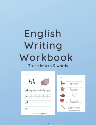 English Writing Workbook: Tracing Letters and Words von Independently published