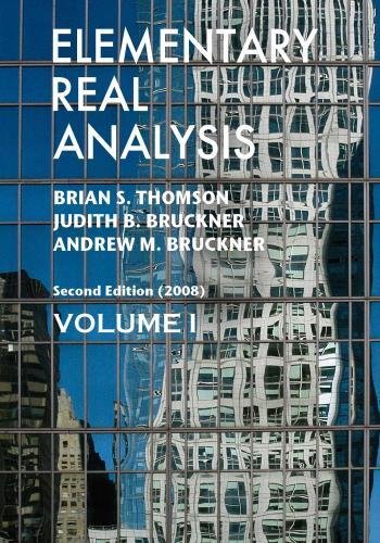 Elementary Real Analysis: Second Edition. [Part One] von CreateSpace Independent Publishing Platform