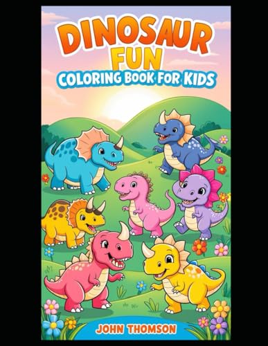 DINOSAUR FUN COLORING BOOK FOR KIDS von Independently published