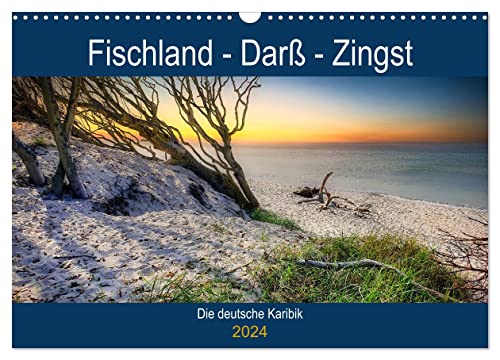 Fischland - Darß- Zingst (Wandkalender 2024 DIN A3 quer), CALVENDO Monatskalender von CALVENDO