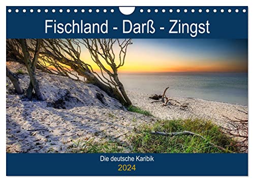 Fischland - Darß- Zingst (Wandkalender 2024 DIN A4 quer), CALVENDO Monatskalender
