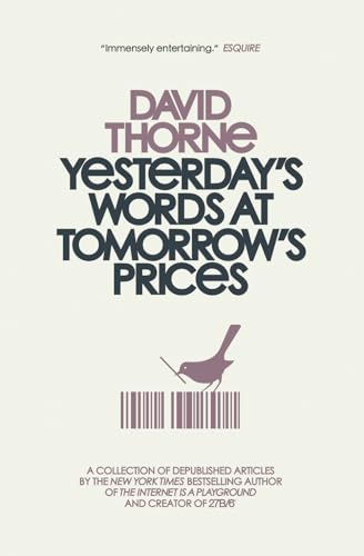 Yesterday's Words at Tomorrow's Prices