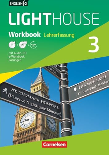 English G Lighthouse|NULL|Allgemeine Ausgabe|Band 3: 7. Schuljahr|NULL|NULL|Workbook mit CD-ROM (e-Workbook) und Audio-CD - Lehrkräftefassung|Audio-Dateien auch als MP3 von Cornelsen Verlag