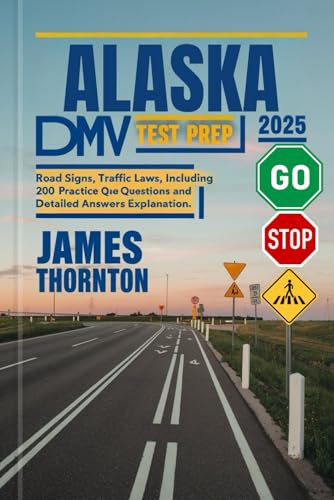 Alaska DMV Test Prep 2025: Road Signs, Traffic Laws, including 200 Practice Questions and Detailed Answers Explanation von Independently published