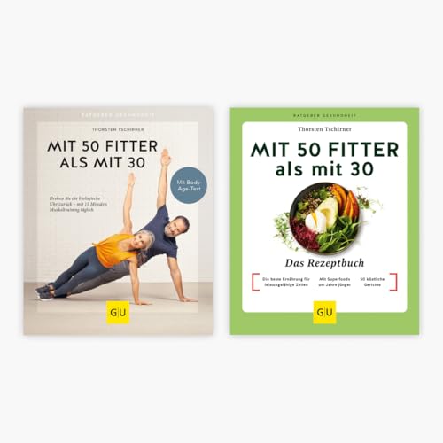 Mit 50 fitter als mit 30 + Rezeptbuch + 1 exklusives Postkartenset