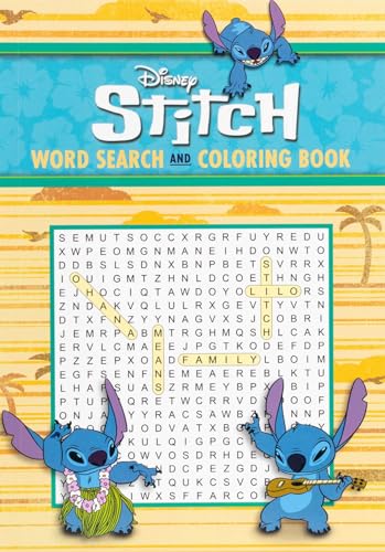 Disney Stitch Word Search and Coloring (Coloring Book & Word Search) von Thunder Bay Press