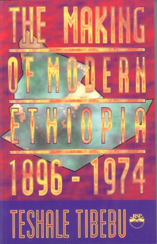 The Making of Modern Ethiopia: 1896-1974 von Brand: Red Sea Pr