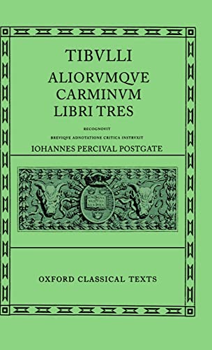 Carminum Libri Tres (Oxford Classical Texts) von Clarendon Press