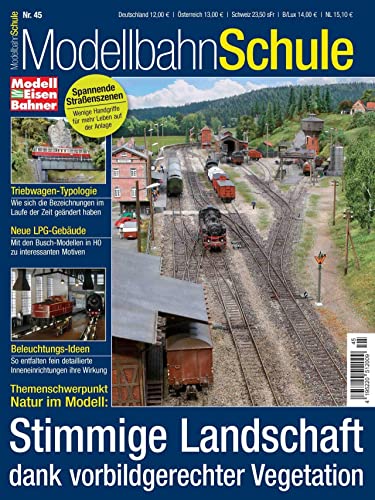 Modellbahn Schule 45-Stimmige Landschaft: Stimmige Landschaft dank vorbildgerechter Vegetation von GeraMond