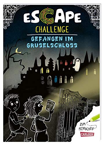 Escape-Buch für Grundschulkinder: Escape Challenge: Gefangen im Gruselschloss: Gruseliger Rätselkrimi für junge Detektive ab 8 Jahren mit mehrfach spielbaren Logikrätseln Escape-Buch für Grundschulkinder: Escape Challenge: Gefangen im Gruselschloss: Gruseliger Rätselkrimi für junge Detektive ab 8 Jahren mit mehrfach spielbaren Logikrätseln