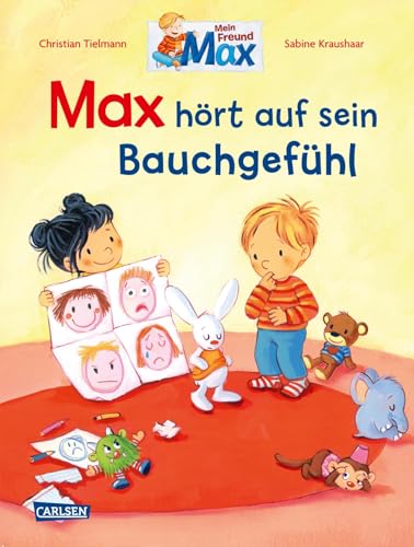 Max-Bilderbücher: Max hört auf sein Bauchgefühl: Mit Nachwort und Tipps zum Thema für Eltern und PädagogInnen | Liebevolles Bilderbuch, das unterstützt, mit Kindern über ihre Gefühle zu sprechen Max-Bilderbücher: Max hört auf sein Bauchgefühl: Mit Nachwort und Tipps zum Thema für Eltern und PädagogInnen | Liebevolles Bilderbuch, das unterstützt, mit Kindern über ihre Gefühle zu sprechen von Carlsen
