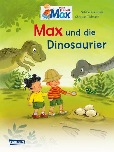 Max-Bilderbücher: Max und die Dinosaurier: Spannendes Bilderbuch | viele Infos rund um die Tiere der Urzeit | ab 3 Jahre Max-Bilderbücher: Max und die Dinosaurier: Spannendes Bilderbuch | viele Infos rund um die Tiere der Urzeit | ab 3 Jahre von Carlsen