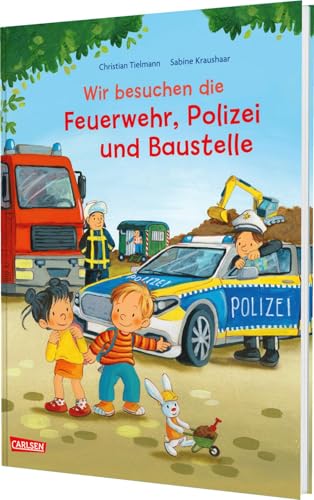 Max-Bilderbücher: Wir besuchen die Feuerwehr, Polizei und Baustelle: Drei Bilderbücher in einem Band | mit spannenden Sachinfos | für Kinder ab 3 Jahren Max-Bilderbücher: Wir besuchen die Feuerwehr, Polizei und Baustelle: Drei Bilderbücher in einem Band | mit spannenden Sachinfos | für Kinder ab 3 Jahren von Carlsen