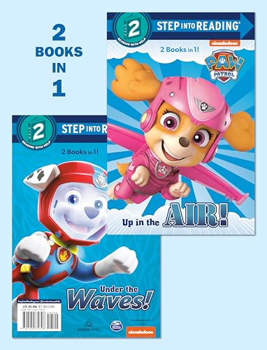 Up in the Air!/Under the Waves! (Paw Patrol) (Nickelodeon PAW Patrol: Step Into Reading, Step 2)