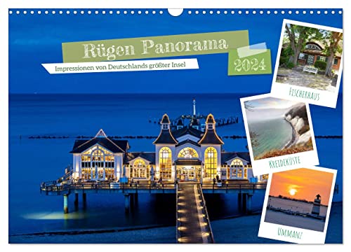 Rügen Panorama (Wandkalender 2024 DIN A3 quer), CALVENDO Monatskalender