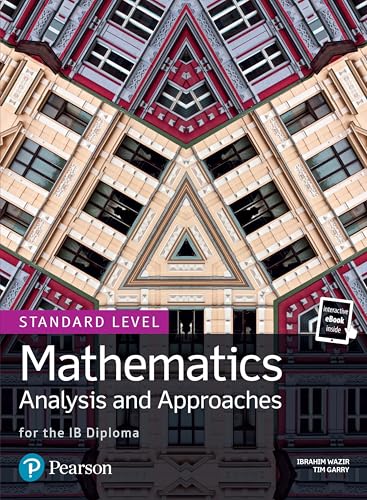 Pearson Baccalaureate Mathematics: Analysis and Aproaches (Standard Level IB Diploma) von Pearson Education