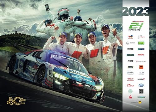 Offizieller Kalender 2023 - Kalender zum 24h Rennen am Nürburgring: 24 Stunden Nürburgring-Nordschleife