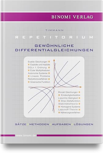 Repetitorium Gewöhnliche Differentialgleichungen