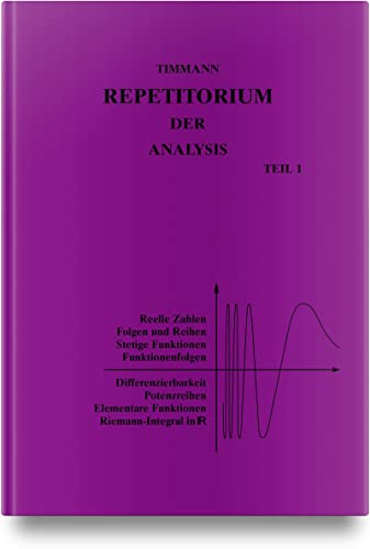 Repetitorium der Analysis, Teil 1