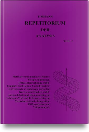 Repetitorium der Analysis, Teil 2 von Carl Hanser Verlag GmbH & Co. KG