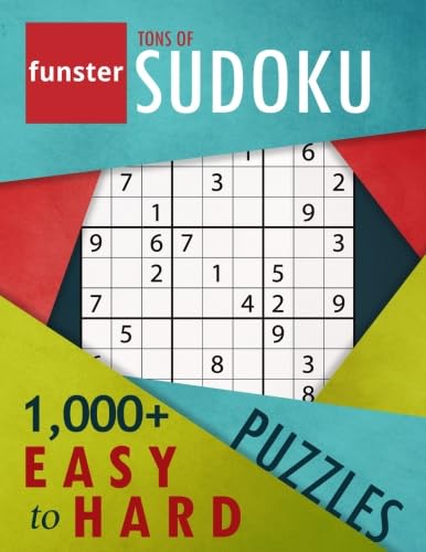 Funster Tons of Sudoku 1,000+ Easy to Hard Puzzles: A bargain bonanza for Sudoku lovers von Funster
