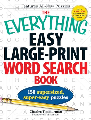 The Everything Easy Large-Print Word Search Book: 150 supersized, super-easy puzzles von Everything