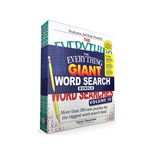 The Everything Giant Word Search Bundle: The Everything® Giant Book of Word Searches, Volume 10; The Everything® Giant Book of Word Searches, Volume ... Word Searches, Volume 12 (Everything® Series)