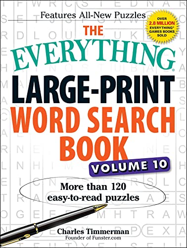 The Everything Large-Print Word Search Book, Volume 10: More Than 120 Easy-to-Read Puzzles von Everything