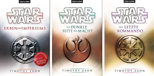 STAR WARS - Die Thrawn Trilogie (Erben des Imperiums, Die dunkle Seite der Macht, Das letzte Kommando) - 3 Romane von Goldmann Verlag