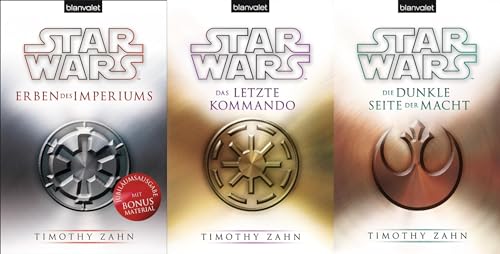 Goldmann Verlag STAR WARS - Die Thrawn Trilogie Erben des Imperiums, Die dunkle Seite der Macht, Das letzte Kommando - 3 Romane
