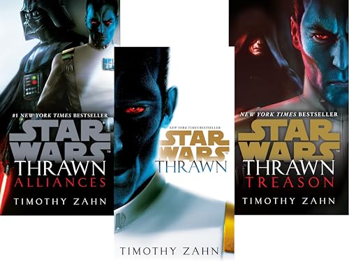 Star Wars: Thrawn Series Books 1 - 3 Collection Set by Timothy Zahn (Thrawn, Alliances & Treason)