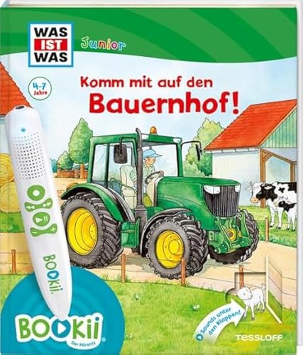 BOOKii® WAS IST WAS Junior Komm mit auf den Bauernhof!: Über 700 Hörerlebnisse und interaktive Spiele! (BOOKii / Antippen, Spielen, Lernen) von Tessloff