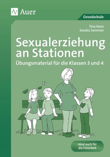Sexualerziehung an Stationen: Übungsmaterial für die Klassen 3 und 4 (Stationentraining Grundschule Sachunter.) von Auer Verlag i.d.AAP LW