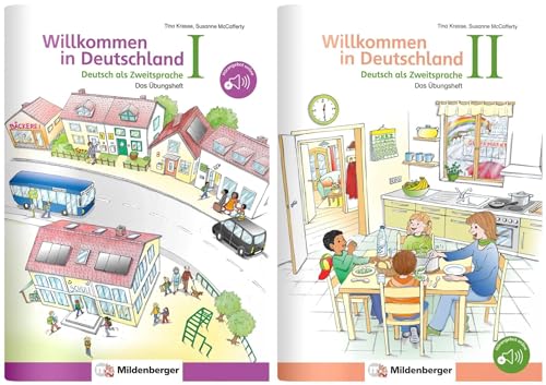 Das Übungsheft – Deutsch als Zweitsprache I und II: Willkommen in Deutschland von Mildenberger Verlag GmbH