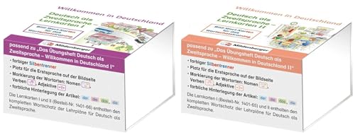 Willkommen in Deutschland – Lernkarten Deutsch als Zweitsprache I und II: Bild-Wort-Kärtchen für das Wortschatztraining