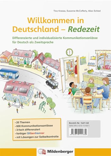 Willkommen in Deutschland – Redezeit: Differenzierte und individualisierte Kommunikationsanlässe für Deutsch als Zweitsprache Willkommen in Deutschland – Redezeit: Differenzierte und individualisierte Kommunikationsanlässe für Deutsch als Zweitsprache