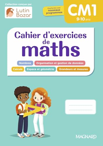 Fiches mémo exercices maths CM1: Une collection conçue par Lutin Bazar von MAGNARD