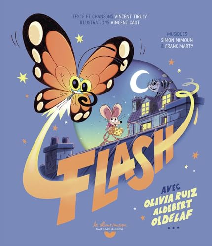 Flash: Le petit papillon dont les minutes sont contées-Livre-CD avec QR code von GALLIMARD JEUNE