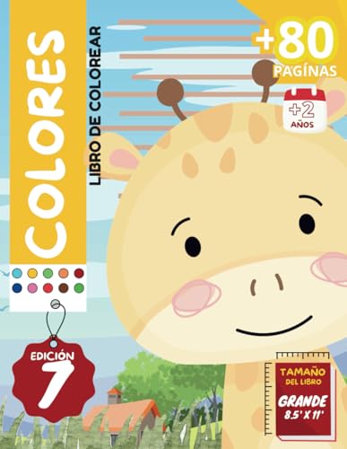 Colores: un libro de colorear.: Descubre el Mundo aprendiendo los Colores - 05/04/2024 (Colección Tizben - Animales, Band 6) von Independently published