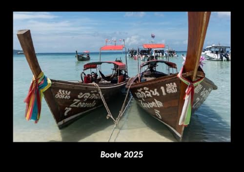 Boote 2025 Fotokalender DIN A3: Monatskalender mit Bild-Motiven von Autos, Eisenbahn, Flugzeug und Schiffen Boote 2025 Fotokalender DIN A3: Monatskalender mit Bild-Motiven von Autos, Eisenbahn, Flugzeug und Schiffen