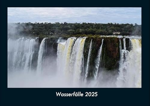 Wasserfälle 2025 Fotokalender DIN A4: Monatskalender mit Bild-Motiven aus Fauna und Flora, Natur, Blumen und Pflanzen