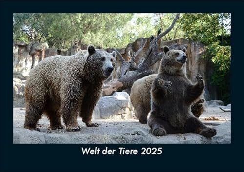 Welt der Tiere 2025 Fotokalender DIN A5: Monatskalender mit Bild-Motiven von Haustieren, Bauernhof, wilden Tieren und Raubtieren Welt der Tiere 2025 Fotokalender DIN A5: Monatskalender mit Bild-Motiven von Haustieren, Bauernhof, wilden Tieren und Raubtieren