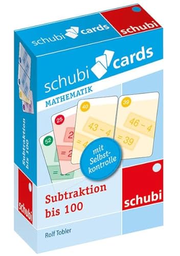 Schubicards: Subtraktion bis 100 (Schubicards Mathematik) von Schubi