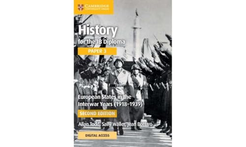 European States in the Interwar Years 1918-1939 Coursebook + Digital Access 2 Years (Ib Diploma) von Cambridge