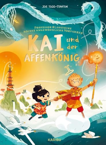 Professor Blausteins höchst ungewöhnliche Vorfahren (Band 4) – Kai und der Affenkönig: Graphic Novel Reihe mit mythologischen Abenteuern für Jungen und Mädchen ab 6 Jahren von Karibu