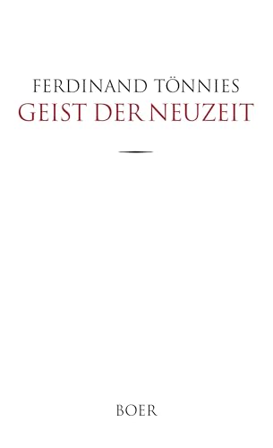 Geist der Neuzeit von BOER