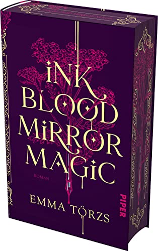 Ink Blood Mirror Magic: Roman | Mit limitiertem Farbschnitt | Ein fesselnder Fantasyroman über Familie, Verrat und die Macht, die Bücher über uns haben von PIPER